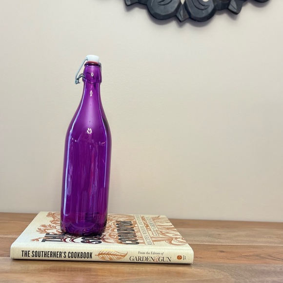 Purple Decorative Glass Jar Bottle - Picture 4 of 7